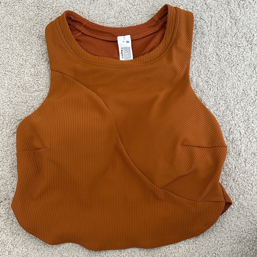 Lululemon Athletica Rust/ Copper Tank Top,Size 6